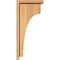 Ekena Millwork Huntington Smooth Corbel w/Backplate, Western Red Cedar, 5 1/2"W x 10"D x 22"H COR06X10X22HUN01SWR - alternate 3